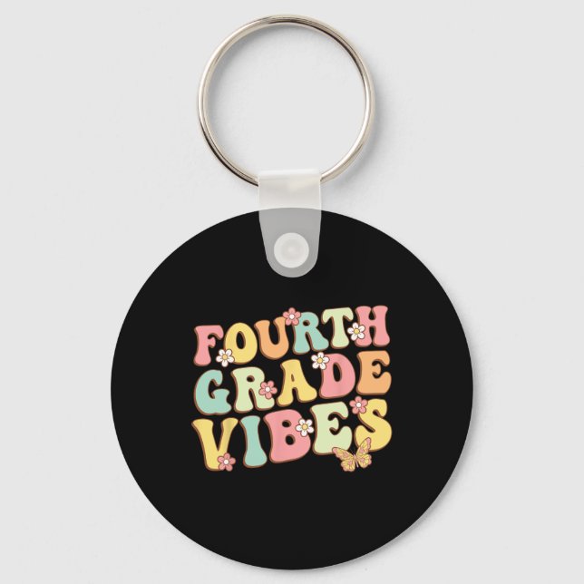 Llavero Equipo de 4º grado Vibes Hello Maestría Ki (Anverso)