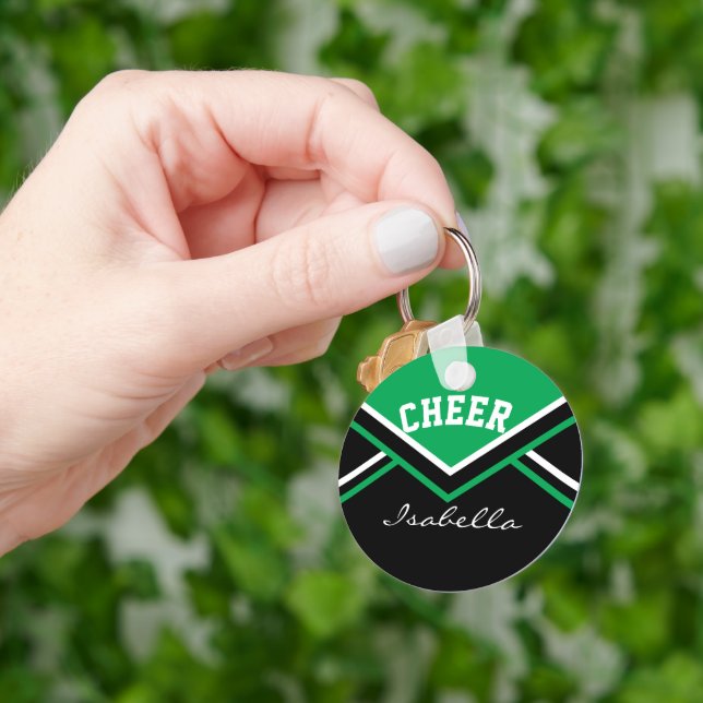 Llavero Equipo de animadores en verde (Mano)