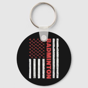 Llavero Equipo de bádminton Bandera americana Usa bádminto