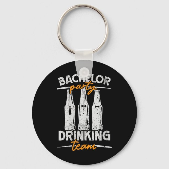 Llavero Equipo de Bebida de Despedida de Soltera de Mujere (Anverso)