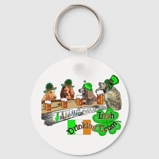 Llavero Equipo de bebidas irlandés (Anverso)
