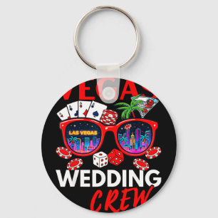 Llavero Equipo de boda divertido de Las Vegas 2026 despedi