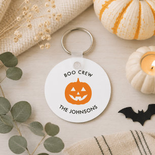 Llavero Equipo de Boo Personalizado Minimalista para Hallo