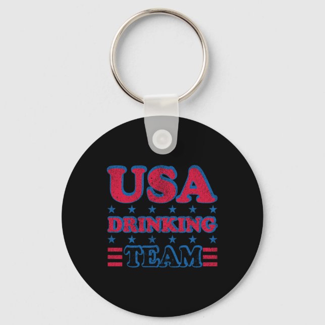 Llavero Equipo De Consumo De Eeuu 4º Día De La Independenc (Anverso)