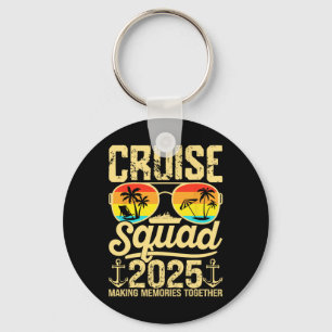Llavero Equipo de crucero 2025 Vacaciones de verano famili