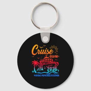 Llavero Equipo de crucero 2026 Amigos de la familia Vacaci