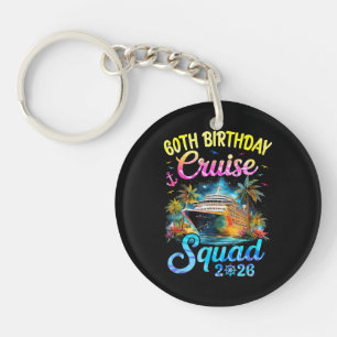 Llavero Equipo de crucero por 60 cumpleaños 2026 Fiesta de
