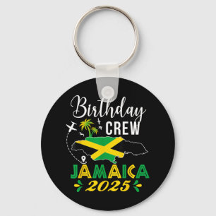 Llavero Equipo de cumpleaños Jamaica 2025 Grupo de Vibe Tr