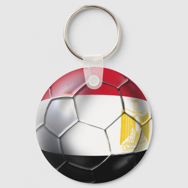 Llavero Equipo de fanáticos del fútbol de Egipto (Anverso)