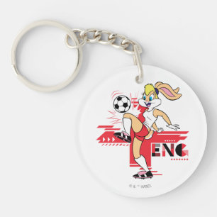 Llavero Equipo de fútbol de Lola Bunny Inglaterra Gráfico