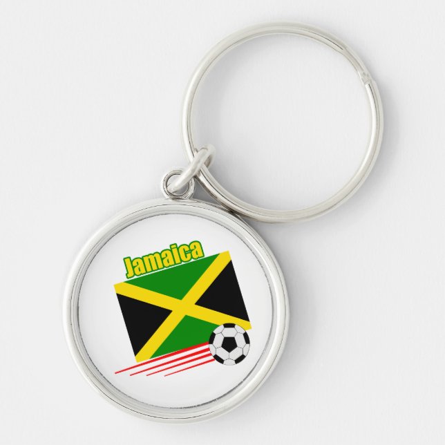 Llavero Equipo de fútbol jamaicano (Frente)
