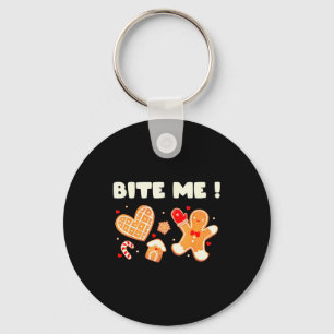 Llavero Equipo de Horneado de Galletas 'Bite Me' Jengibre 
