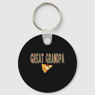 Llavero Equipo de la familia del cumpleaños de la pizza de