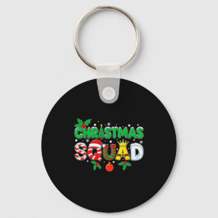 Llavero Equipo de Navidad Santa Dabbing Elfo Familia Ropa 