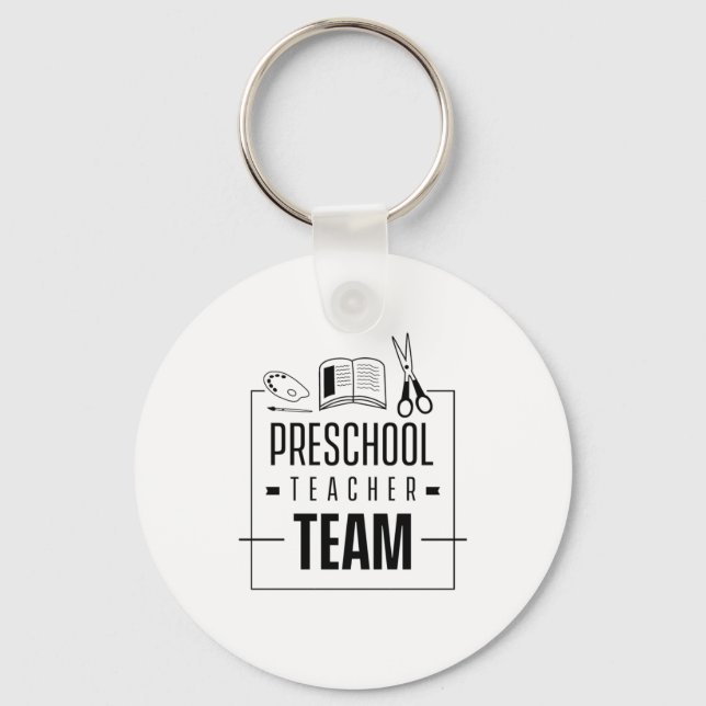 Llavero Equipo de profesores de preescolar (Anverso)