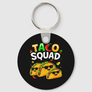 Llavero Equipo de Taco Divertida Comida para Niños Hombre