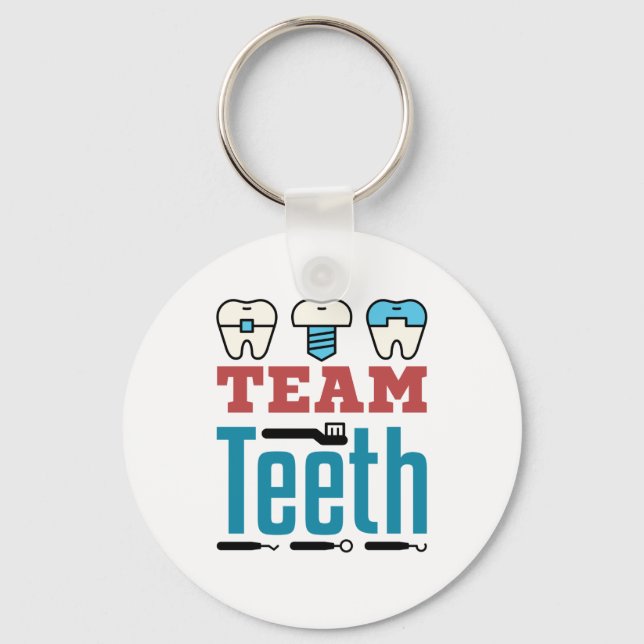 Llavero Equipo de Teeth Dental Squad Personal Dentienist H (Anverso)