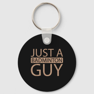 Llavero Equipo del transbordador Badminton - Jugador Sólo 