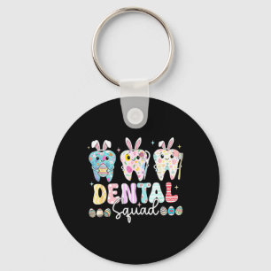 Llavero Equipo dental de dientes divertidos dentista feliz