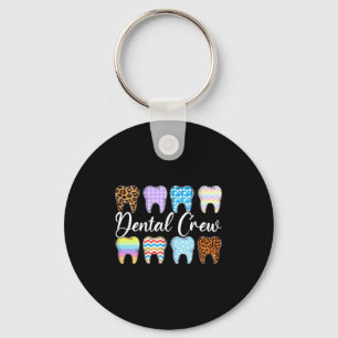Llavero Equipo Dental Dientes de Leopardo Feliz Pascua