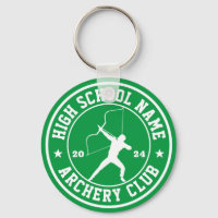 Equipo deportivo del club de tiro con arco escolar
