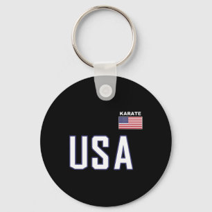 Llavero Equipo Guay Bandera De Eeuu Karate Artes Marciales