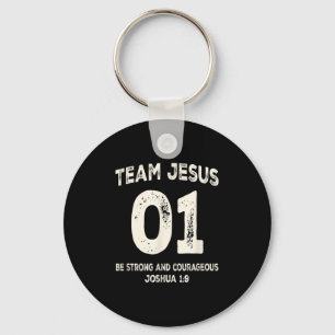 Llavero Equipo Jesús 01 Sé Fuerte Valiente