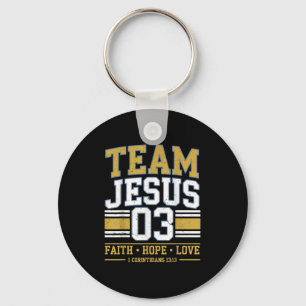 Llavero Equipo Jesús 03 Fe Cristiana Hombres Adolescente N