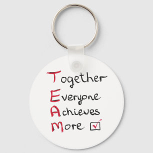Llavero Equipo - Juntos Todos Logran Más