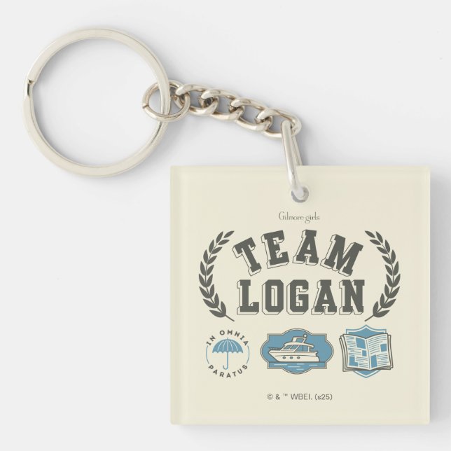 Llavero Equipo Logan Diseño de Gilmore Girls (Frente)