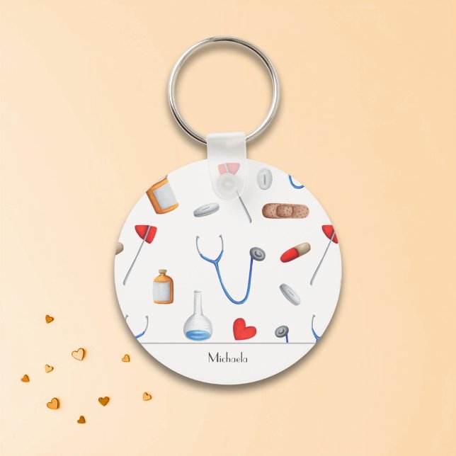 Llavero Equipo médico de médica o enfermero Personalizado (Subido por el creador)