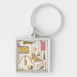 Llavero Equipo militar chino, ilustracion del 'Le