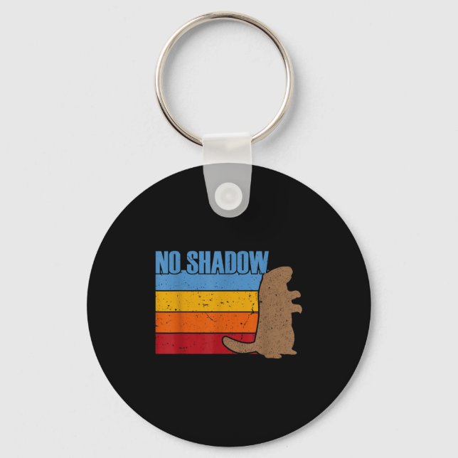 Llavero Equipo No Shadow Groundhog - Vintage Retro Groundh (Anverso)