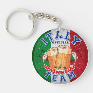 Llavero Equipo oficial de bebida de Italia. Cerveza divert