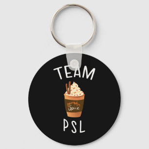 Llavero Equipo PSL Calabaza Spice Latte Lover Fun Fall Pmp