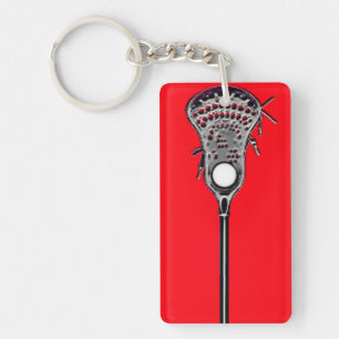 Llavero Equipo Rojo de Lacrosse