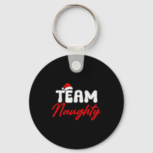 Llavero Equipo travieso divertido pareja de Navidad equipo
