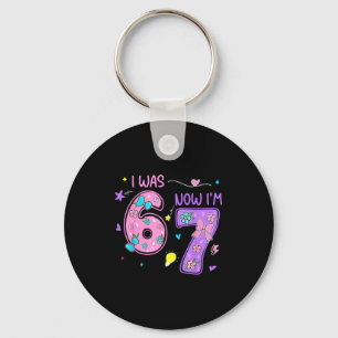 Llavero Era 6 7 feliz cumpleaños 7 niño niña divertido mem