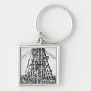 Llavero Erección del obelisco egipcio antiguo