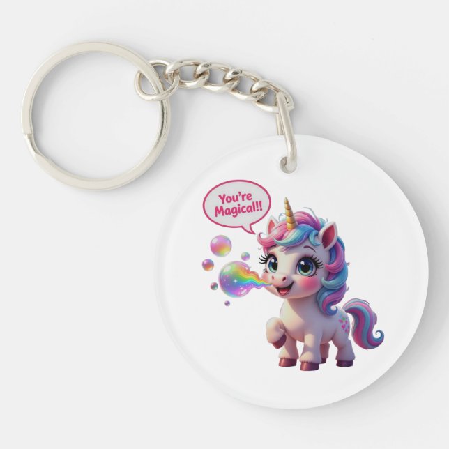 Llavero ¡Eres Mágico! Unicornio (Frente)