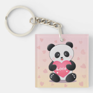Llavero Eres Mi Amor Panda-mico