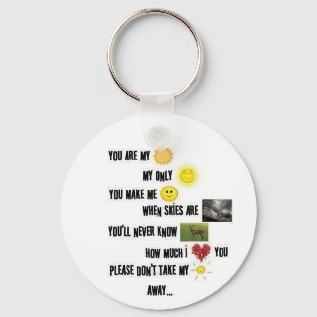 Llavero Eres mi sol - Keychain (Anverso)