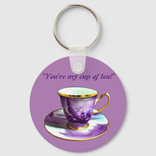 Llavero "¡eres mi taza de té!", acogedor amor