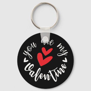 Llavero Eres mi Valentín, dos corazoncitos