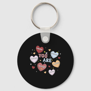Llavero Eres San Valentín de Salud Mental Corazón Caramelo