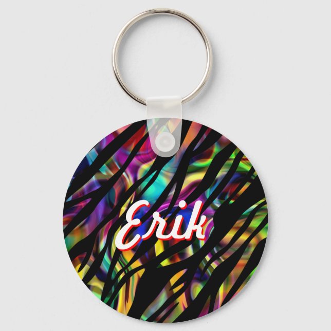 Llavero Erik Personalized Colorful Keychain (Anverso)