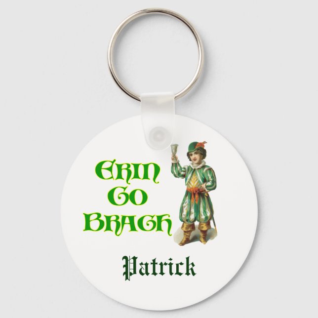 Llavero Erin Go Braugh Personalizado Irish Dice (Anverso)