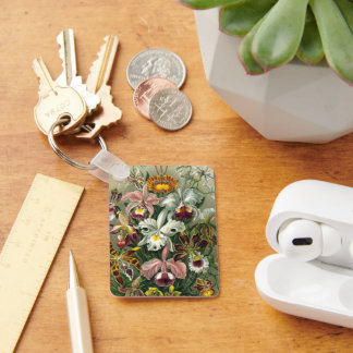 Llavero Ernst Haeckel Orquídeas Vintage, Flores tropicales