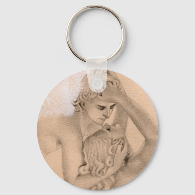 Llavero Eros y Psyche Keychain (Anverso)