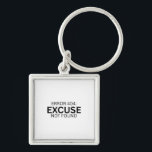 Llavero Error 404 Excuse Not Found Minimalist Typewriter<br><div class="desc">Carry the standard everywhere. A clear,  heavy-duty acrylic keychain featuring high-definition typewriter printing on both sides for a modern,  industrial look.</div>